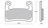 Disk pločice BREMBO 07GR90SA