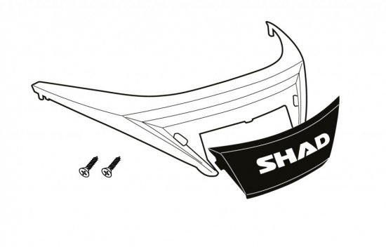 Reflector SHAD (for colour cover) for SH34 for YAMAHA MT-10 1000