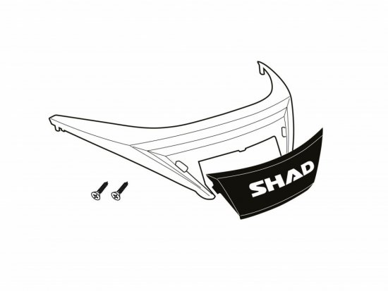 Reflector SHAD (no colour cover) for SH34 for YAMAHA MT-07 700