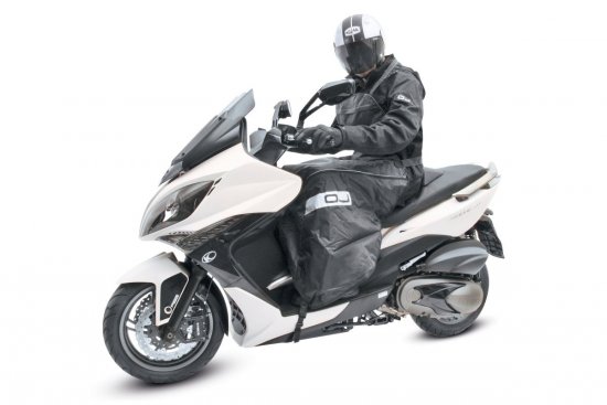 Legs cover MAXISCOOTER PUIG RAINCOAT Crni for KAWASAKI Versys 1000, S, SE