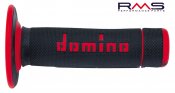 Hand grips DOMINO 184160430 black/red DOMINO