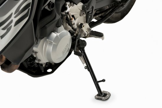 Kickstand extension PUIG Crni for KAWASAKI Versys 1000, S, SE