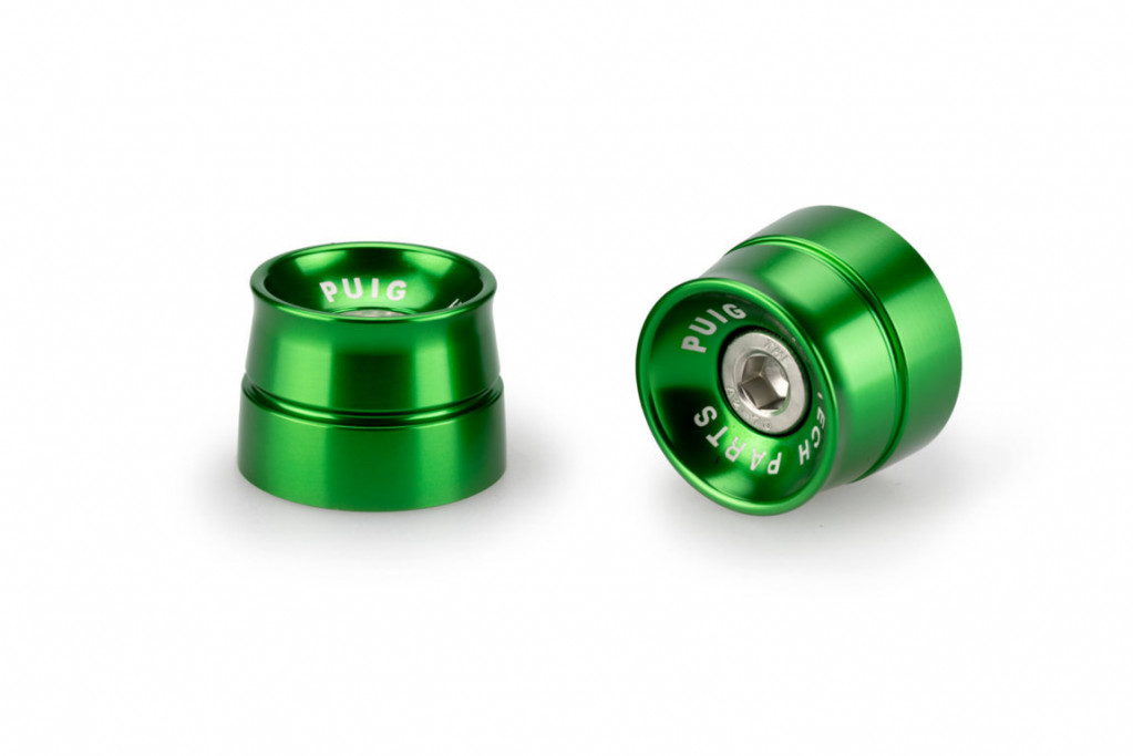 Bar ends PUIG 21013V SPEED green