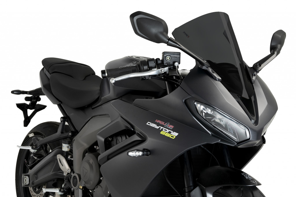 Windscreen PUIG 22085F R-RACER dark smoke