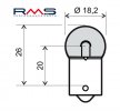 Bulb RMS 246510225 12V 5W, R5W BA15S white