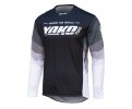 MX jersey YOKO TWO black/white/grey S