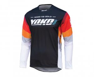 MX jersey YOKO TWO black/white/red M