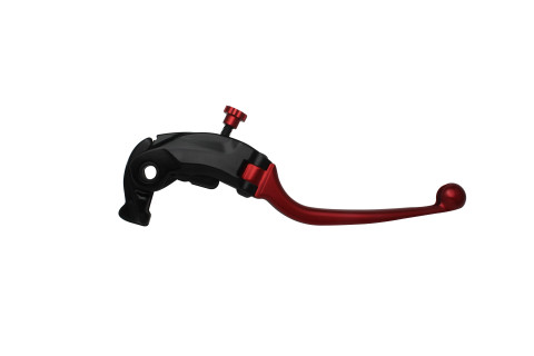 Adjustable folding lever ACCOSSATO aluminium, master cylinder crven