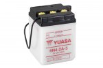 Conventional 6V battery NO ACID YUASA 6N4-2A-5