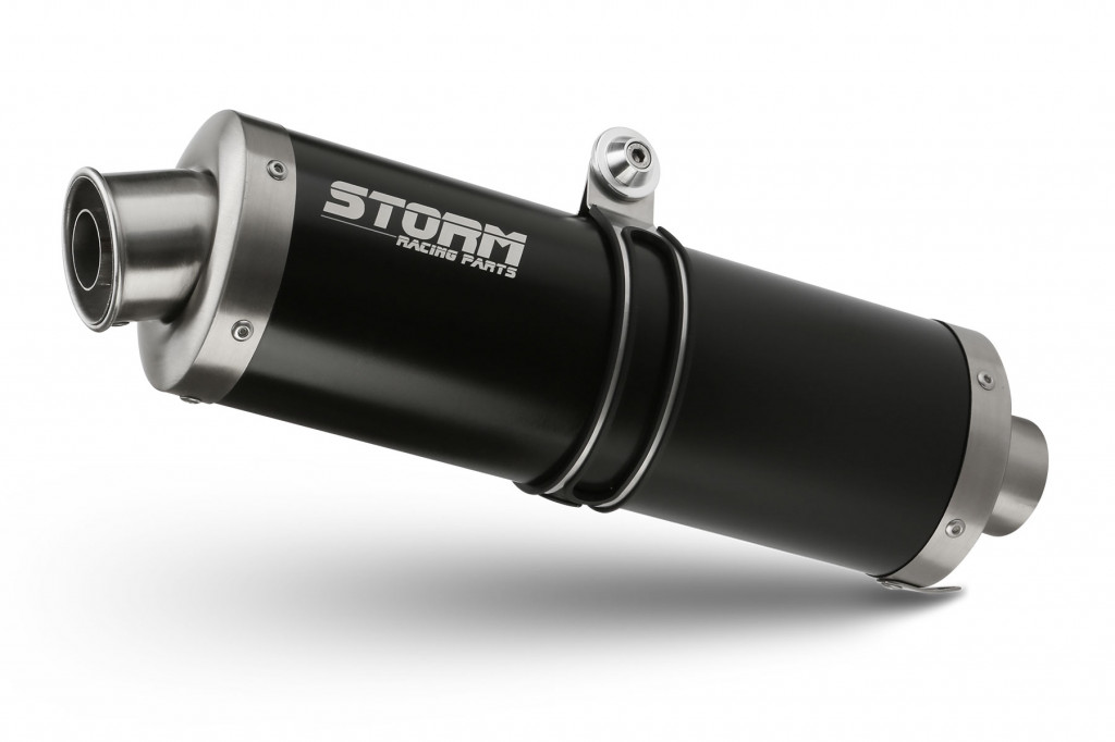 Silencer STORM VO.003.LX1B OVAL Crni