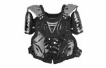 Chest protector POLISPORT 8000700003 XP2 JUNIOR black/silver/black