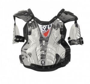 Chest protector POLISPORT XP2 JUNIOR smoke black/black/smoke black