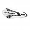 Handguard POLISPORT 8308200010 MX FLOW with mounting system white/black