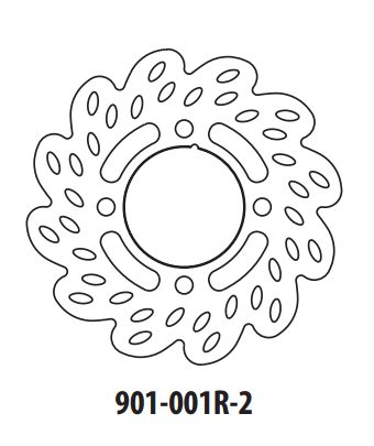 Kočiona disk GOLDFREN 901-001R-2 rear 190,7 mm