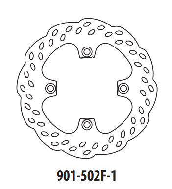 Kočiona disk GOLDFREN 901-502F-1 front 240 mm