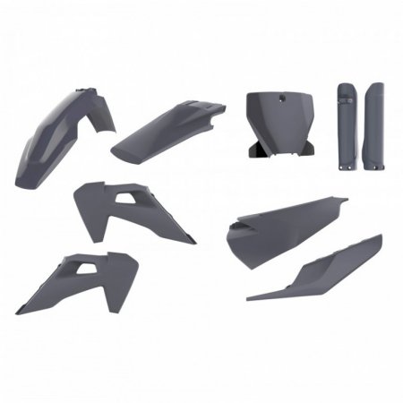 Plastic body kit POLISPORT 91120 enduro Nardo grey