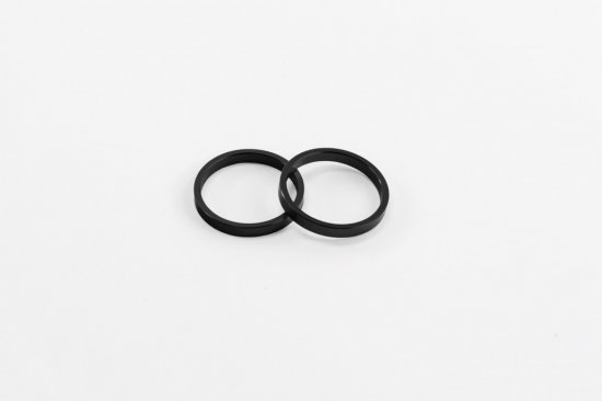 Spare rings PUIG SHORT WITH RING Crni for YAMAHA MT-10 1000 (2016-2024)