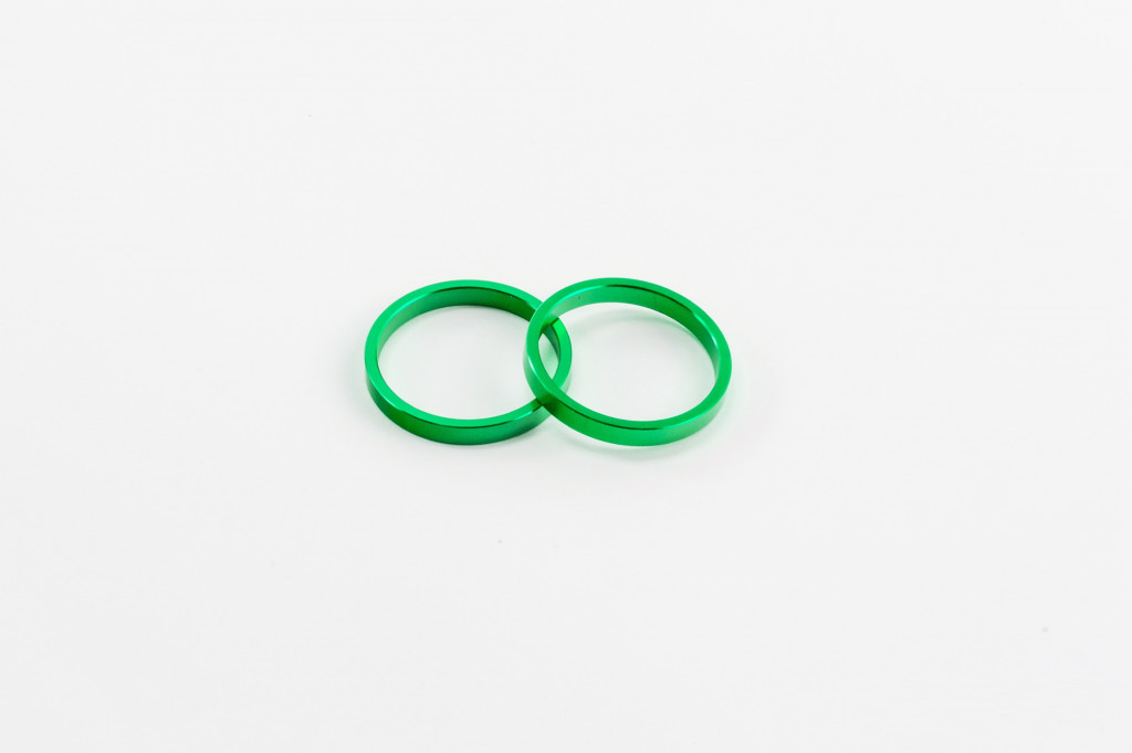 Spare rings PUIG 9170V SHORT WITH RING green