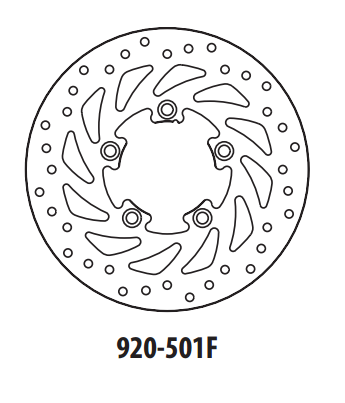 Kočiona disk GOLDFREN 920-501F front 260 mm