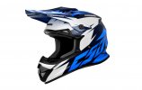 Motocross Helmet CASSIDA CROSS CUP TWO blue/ dark blue/ white L