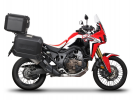 Set aluminijastih kofera sa nosači i pločo SHAD TERRA BLACK, 37L stražnji kofer in 36L/47L bočni koferi SHAD HONDA CRF 1000  Africa Twin