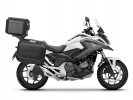 Set aluminijastih kofera sa nosači i pločo SHAD TERRA BLACK, 48L stražnji kofer in 36L bočni koferi SHAD HONDA NC 750 X