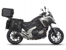 Complete set of SHAD TERRA TR40 adventure saddlebags and SHAD TERRA BLACK aluminium 48L topcase, inc SHAD HONDA NX 750 X 2021-