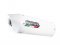 Slip-on exhaust GPR ALBUS EVO4 White glossy including removable db killer and link pipe