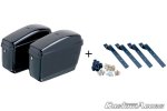 Rigid saddlebag CUSTOMACCES AMZ004N EASY Crni pair, with KF universal support