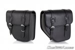 Leather saddlebag CUSTOMACCES API001N IBIZA Crni pair