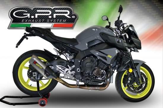 Decat pipe GPR Brushed Stainless steel for YAMAHA MT-10 1000 (2016-2020)