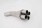 Link pipe GPR CAFE.COL.1 CAFÉ RACER 4in1 Brushed Stainless steel