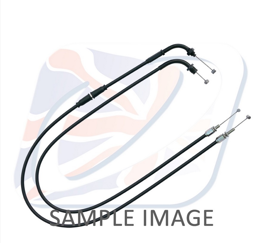 Throttle cables (pair) Venhill H02-4-127-BK featherlight Crni