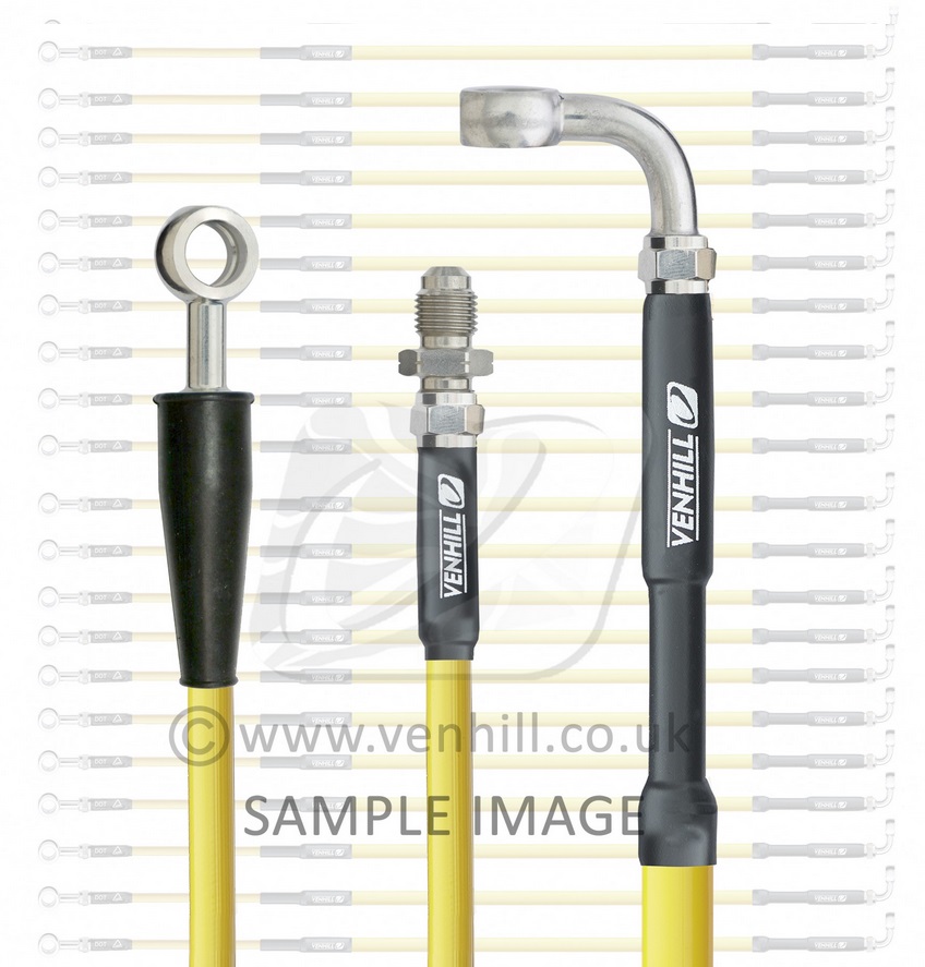 Front brake hose Venhill H02-1-059/P-YE Yellow