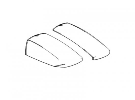 Cover SHAD SH23 aluminium look for KAWASAKI Versys 1000, S, SE (2019-2024)