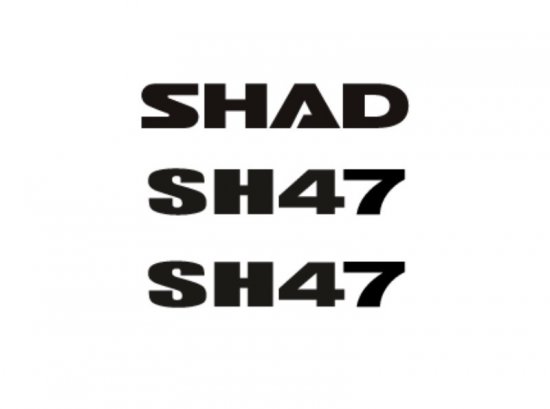 Stickers set SHAD SH47 for KAWASAKI Versys 1000, S, SE