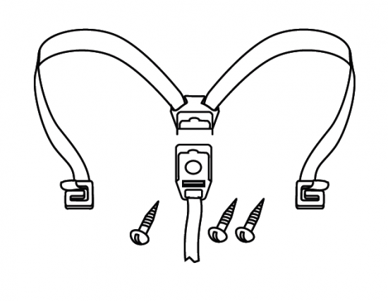 Flexible strap SHAD D1B50CGR for SH50