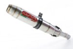 Slip-on exhaust GPR Y.205.CAT.DE DEEPTONE Brushed Stainless steel including removable db killer, link pipe and catalyst