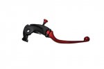 Adjustable folding lever ACCOSSATO aluminium, master cylinder crven