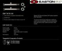 Handlebar mounting kit EASTON EXP TH 70 11.9 EXP