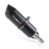 Slip-on exhaust GPR Y.186.FUNE FURORE Matte Black including removable db killer and link pipe