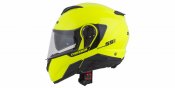 Full face helmet CASSIDA COMPRESS 2.0 REFRACTION yellow fluo / black / grey M