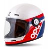 Full face helmet CASSIDA Fibre OPG white/ blue/ red XL