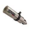 Slip-on exhaust GPR Y.204.RACE.M3.INOX M3 Brushed Stainless steel including link pipe