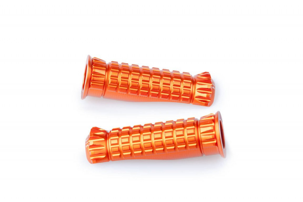 Footpegs without adapters PUIG 9192T R-FIGHTER orange