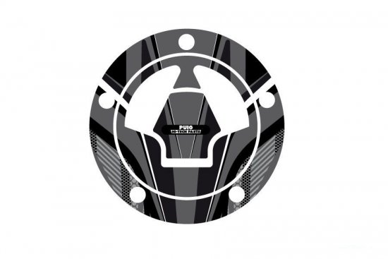 Fuel cap cover PUIG RADIKAL grey for KAWASAKI Versys 1000, S, SE (2015-2019)