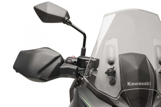 Handguards PUIG MOTORCYCLE matt black for KAWASAKI Versys 1000, S, SE (2015-2019)