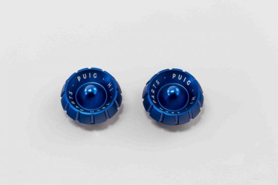 Spare caps PUIG THRUSTER plavi for KAWASAKI Versys 1000, S, SE