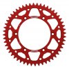 Rear ALU sprocket SUPERSPROX RAL-1512:52-RED crven 52T, 520