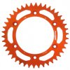 Rear ALU sprocket SUPERSPROX RAL-990:42-ORG orange 42T, 520